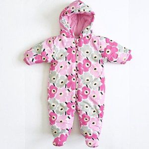 Marimekko Floral bunting snowsuit girls 6 mo